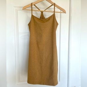 OFFLINE by Aerie The Hugger Dress, Gold/mustard, size M